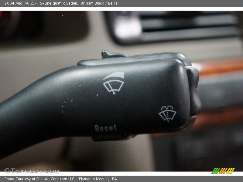 Brilliant Black / Beige 2004 Audi A6 2.7T S-Line quattro Sedan