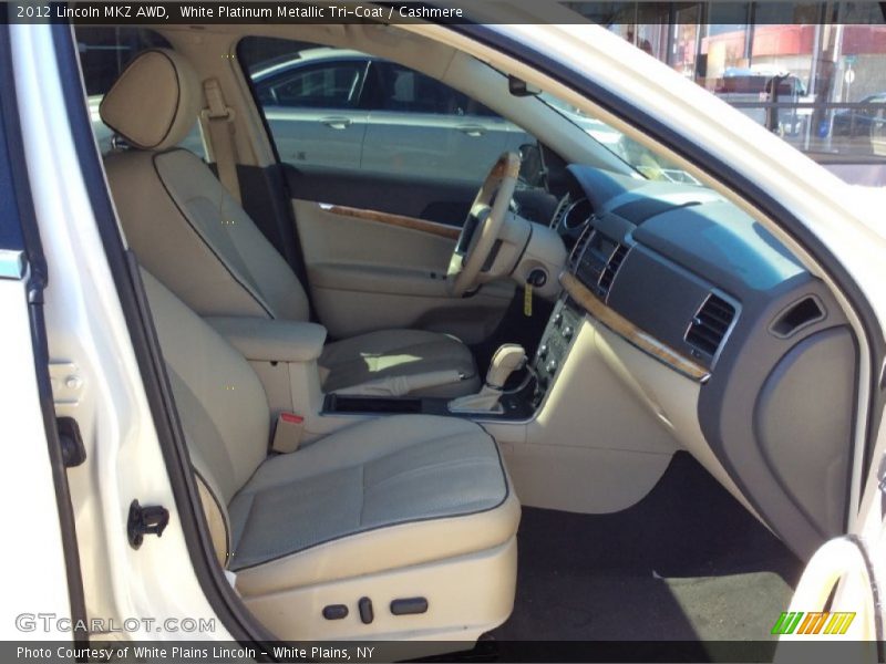 White Platinum Metallic Tri-Coat / Cashmere 2012 Lincoln MKZ AWD