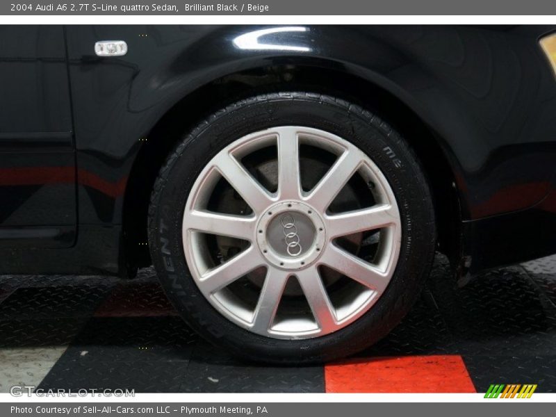 Brilliant Black / Beige 2004 Audi A6 2.7T S-Line quattro Sedan