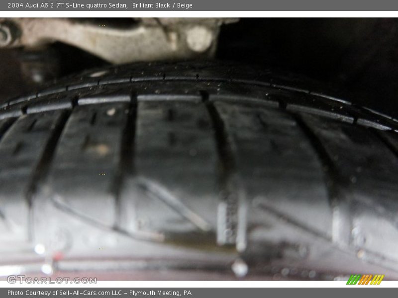 Brilliant Black / Beige 2004 Audi A6 2.7T S-Line quattro Sedan