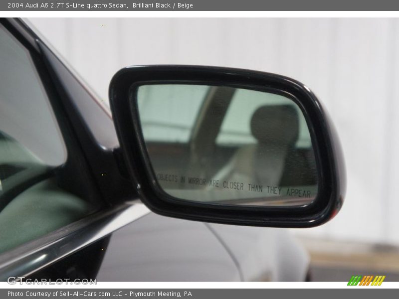 Brilliant Black / Beige 2004 Audi A6 2.7T S-Line quattro Sedan