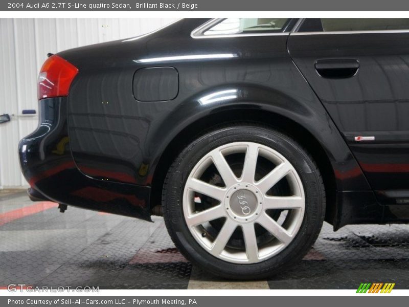 Brilliant Black / Beige 2004 Audi A6 2.7T S-Line quattro Sedan