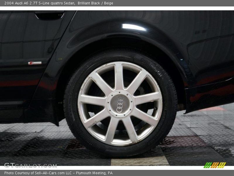 Brilliant Black / Beige 2004 Audi A6 2.7T S-Line quattro Sedan