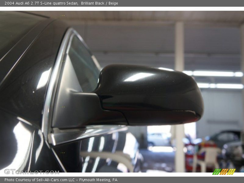 Brilliant Black / Beige 2004 Audi A6 2.7T S-Line quattro Sedan