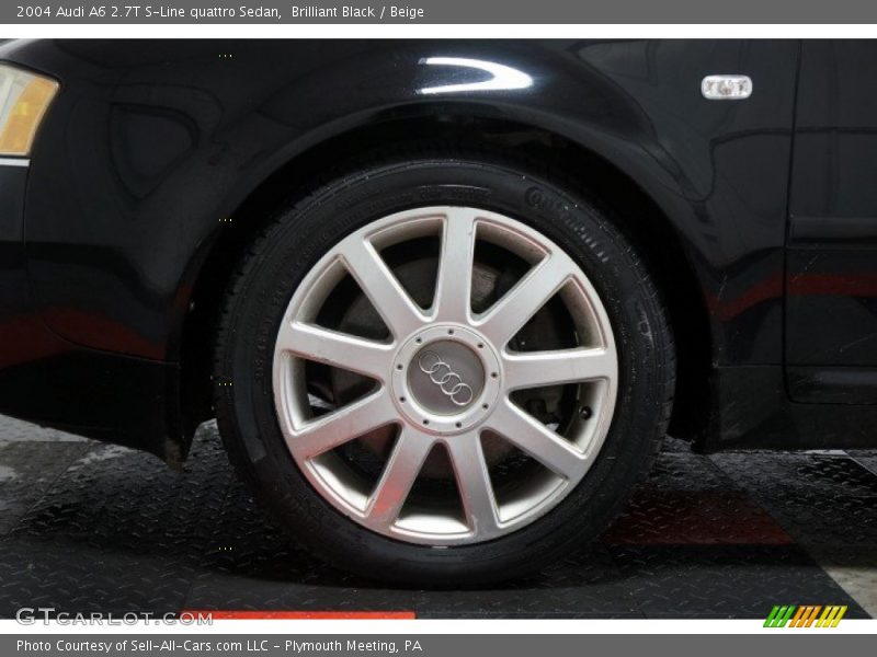 Brilliant Black / Beige 2004 Audi A6 2.7T S-Line quattro Sedan