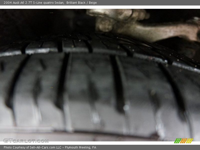 Brilliant Black / Beige 2004 Audi A6 2.7T S-Line quattro Sedan