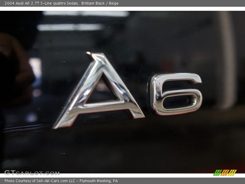 Brilliant Black / Beige 2004 Audi A6 2.7T S-Line quattro Sedan