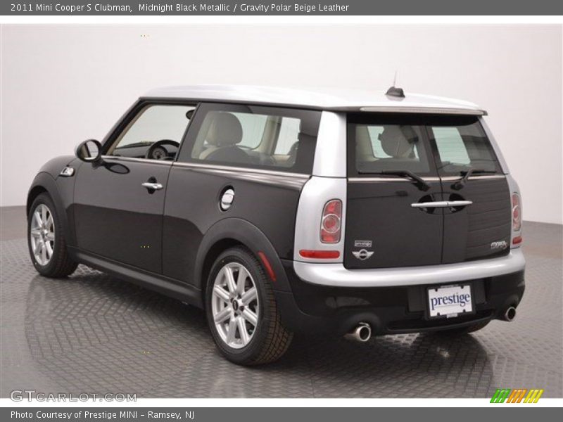 Midnight Black Metallic / Gravity Polar Beige Leather 2011 Mini Cooper S Clubman