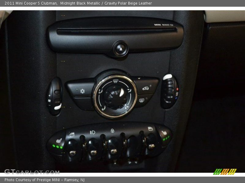 Midnight Black Metallic / Gravity Polar Beige Leather 2011 Mini Cooper S Clubman