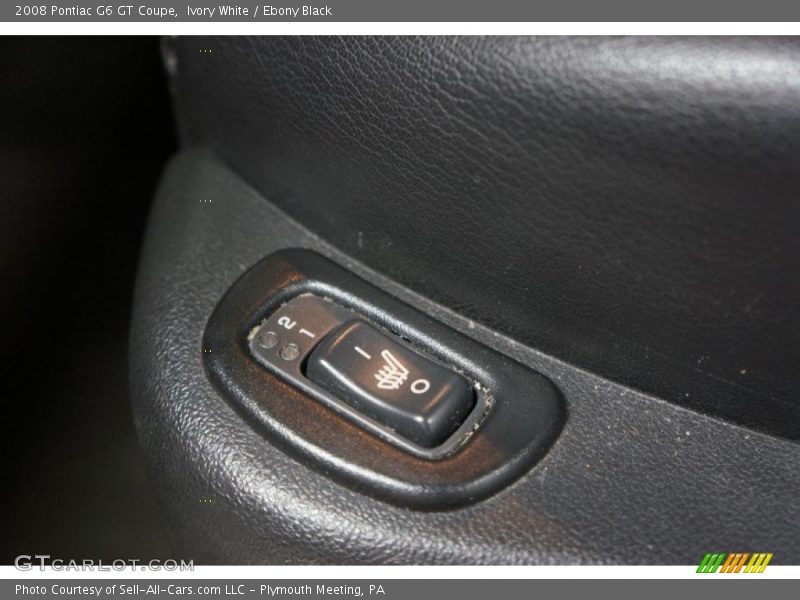 Ivory White / Ebony Black 2008 Pontiac G6 GT Coupe