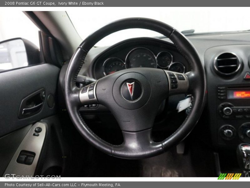 Ivory White / Ebony Black 2008 Pontiac G6 GT Coupe