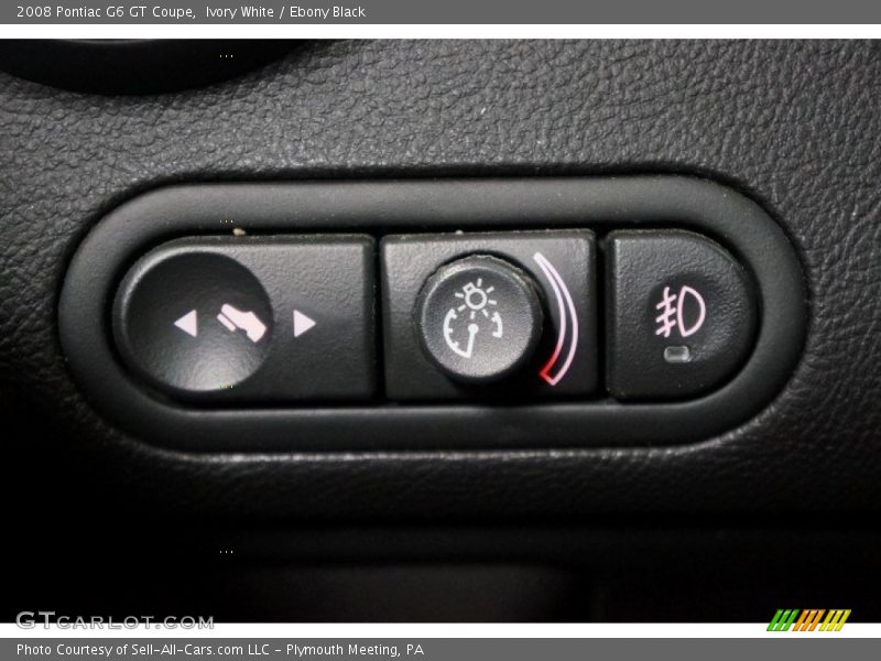 Ivory White / Ebony Black 2008 Pontiac G6 GT Coupe