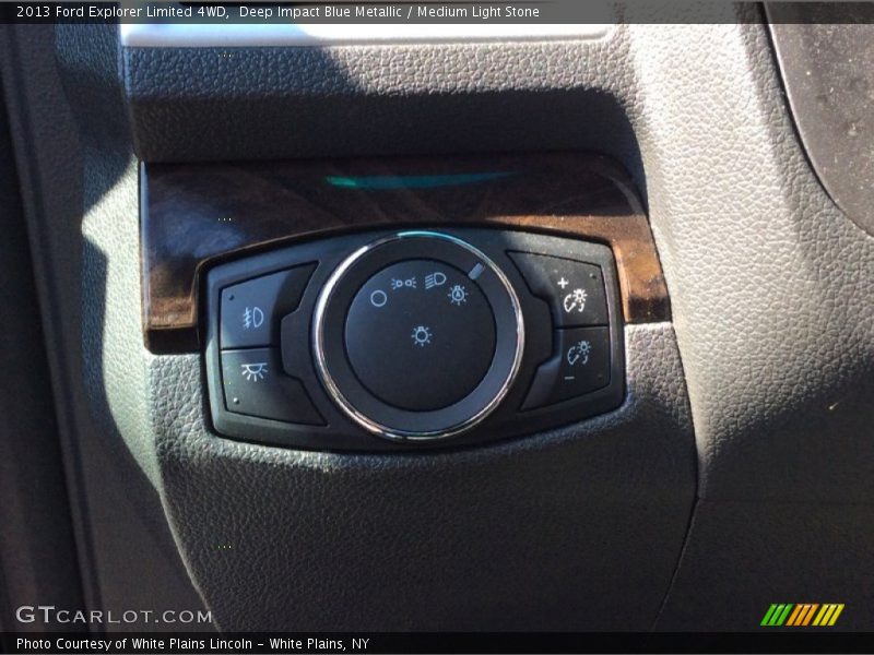 Deep Impact Blue Metallic / Medium Light Stone 2013 Ford Explorer Limited 4WD