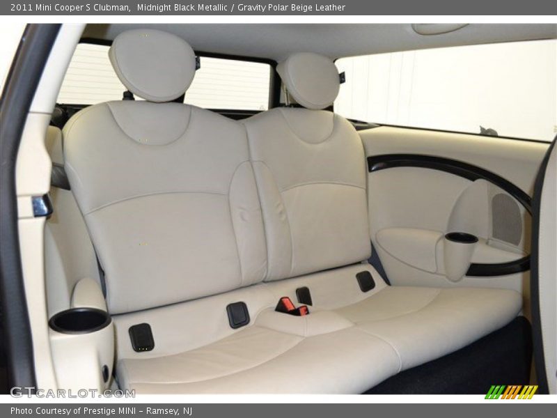 Midnight Black Metallic / Gravity Polar Beige Leather 2011 Mini Cooper S Clubman