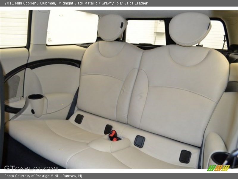 Midnight Black Metallic / Gravity Polar Beige Leather 2011 Mini Cooper S Clubman