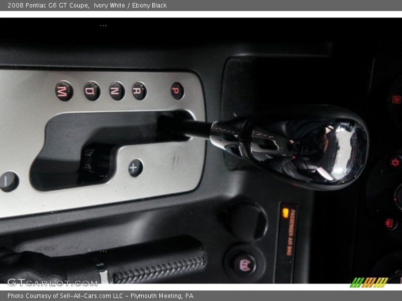 Ivory White / Ebony Black 2008 Pontiac G6 GT Coupe