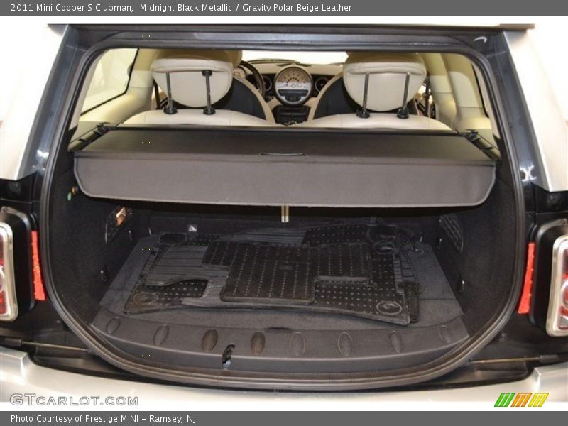 Midnight Black Metallic / Gravity Polar Beige Leather 2011 Mini Cooper S Clubman