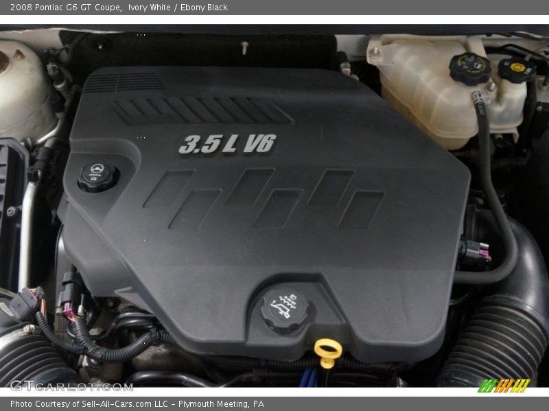 Ivory White / Ebony Black 2008 Pontiac G6 GT Coupe