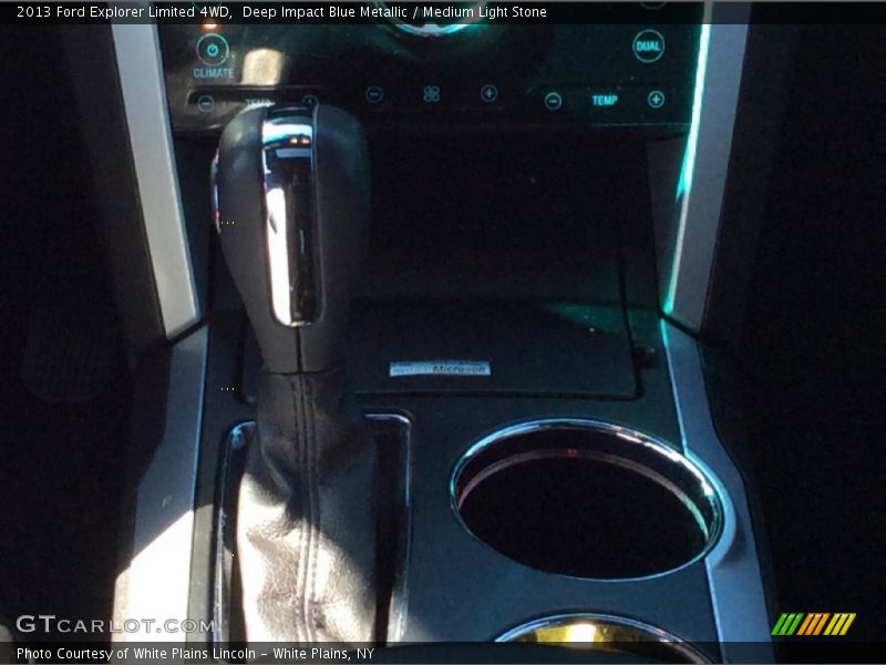Deep Impact Blue Metallic / Medium Light Stone 2013 Ford Explorer Limited 4WD