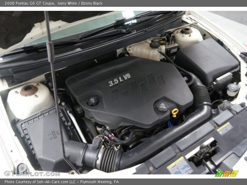 Ivory White / Ebony Black 2008 Pontiac G6 GT Coupe