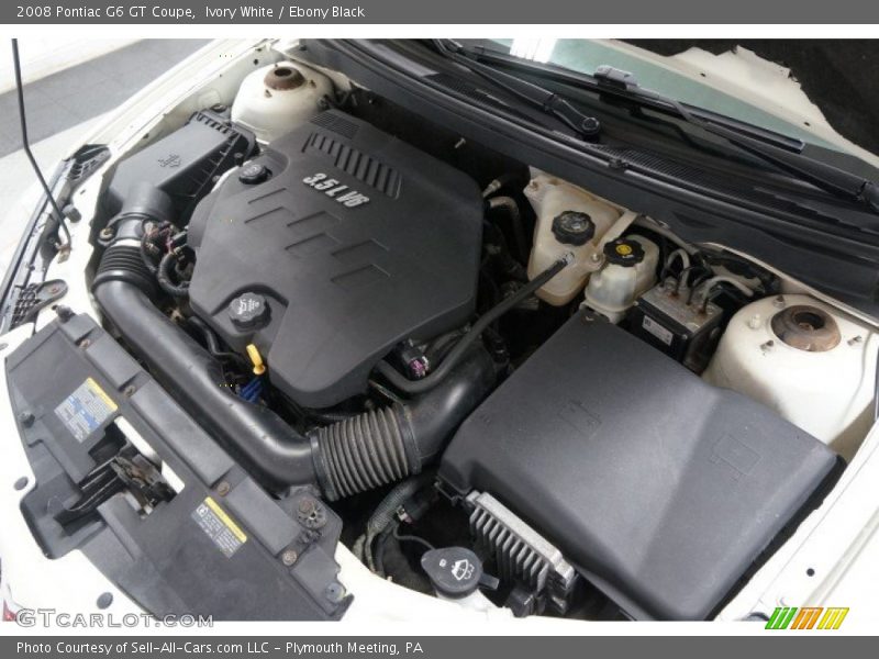 Ivory White / Ebony Black 2008 Pontiac G6 GT Coupe