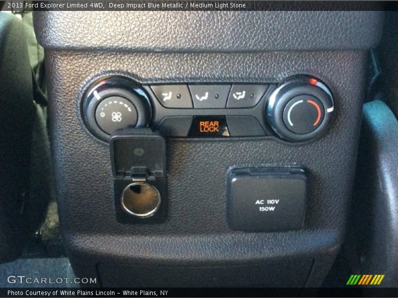 Deep Impact Blue Metallic / Medium Light Stone 2013 Ford Explorer Limited 4WD