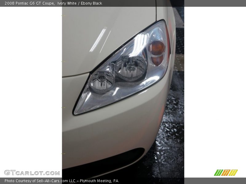 Ivory White / Ebony Black 2008 Pontiac G6 GT Coupe