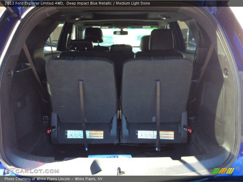 Deep Impact Blue Metallic / Medium Light Stone 2013 Ford Explorer Limited 4WD