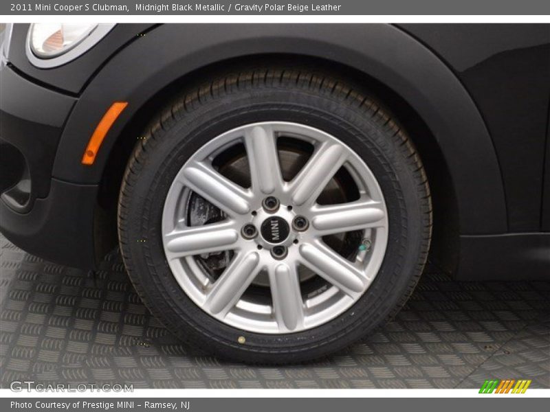 Midnight Black Metallic / Gravity Polar Beige Leather 2011 Mini Cooper S Clubman