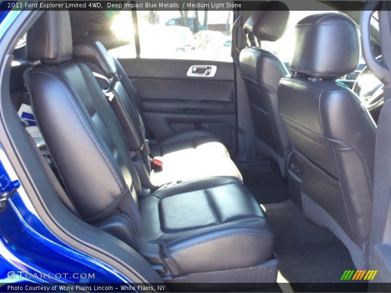 Deep Impact Blue Metallic / Medium Light Stone 2013 Ford Explorer Limited 4WD