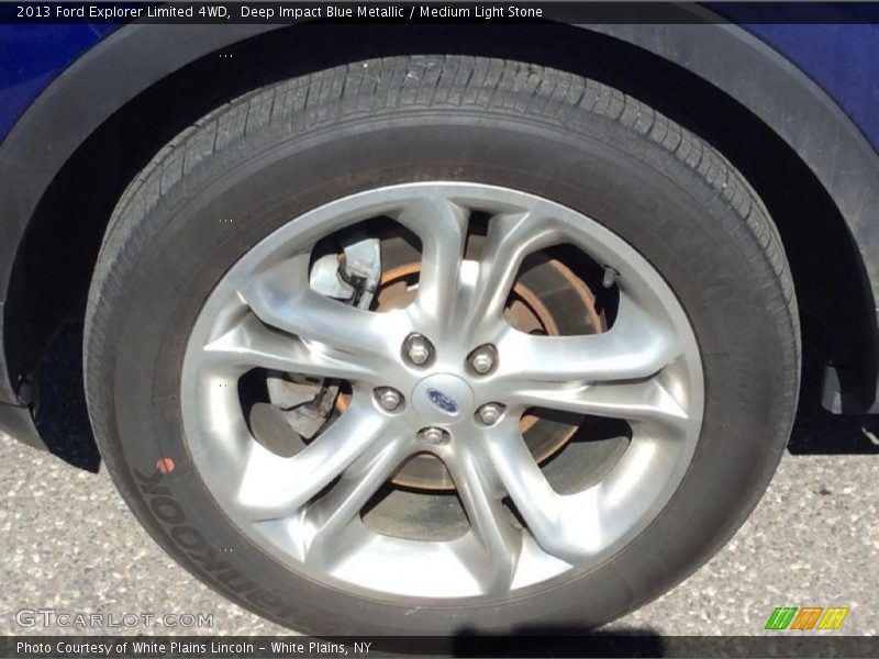 Deep Impact Blue Metallic / Medium Light Stone 2013 Ford Explorer Limited 4WD