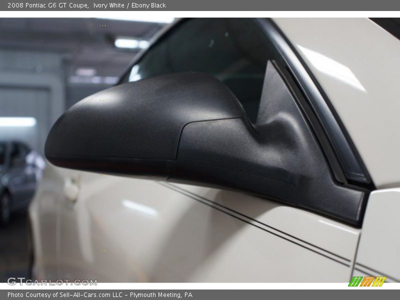 Ivory White / Ebony Black 2008 Pontiac G6 GT Coupe