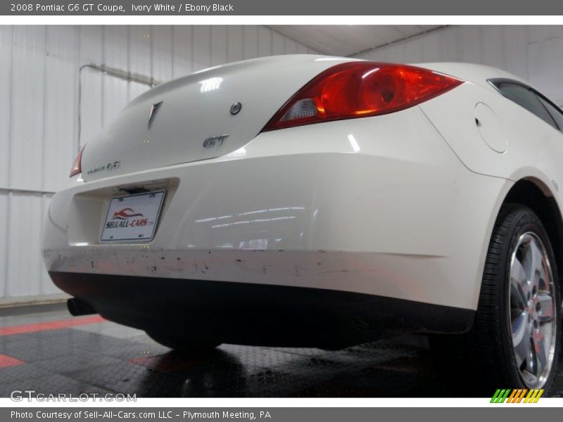 Ivory White / Ebony Black 2008 Pontiac G6 GT Coupe