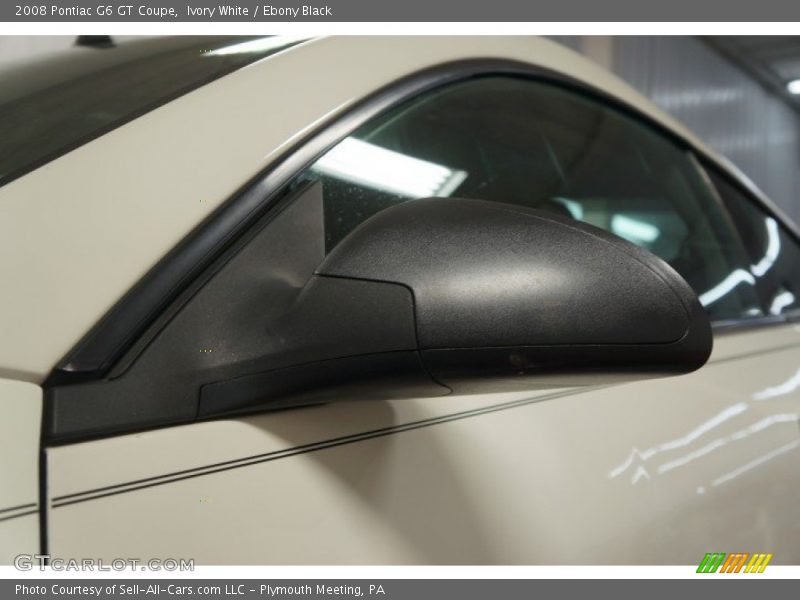 Ivory White / Ebony Black 2008 Pontiac G6 GT Coupe