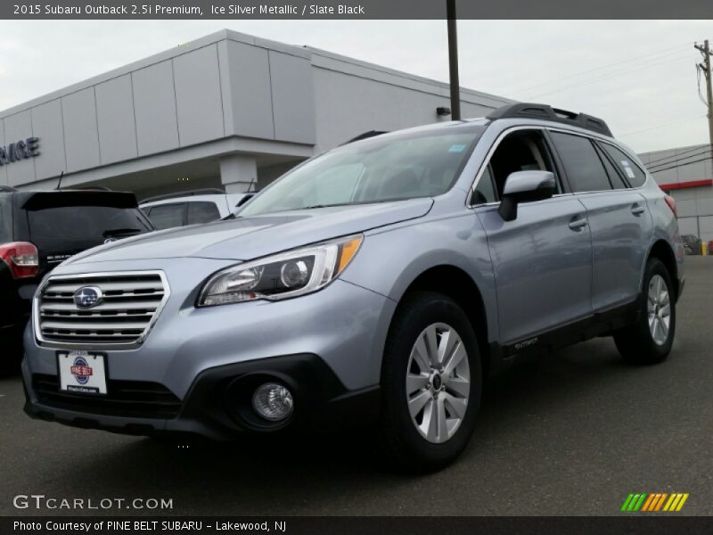 Ice Silver Metallic / Slate Black 2015 Subaru Outback 2.5i Premium