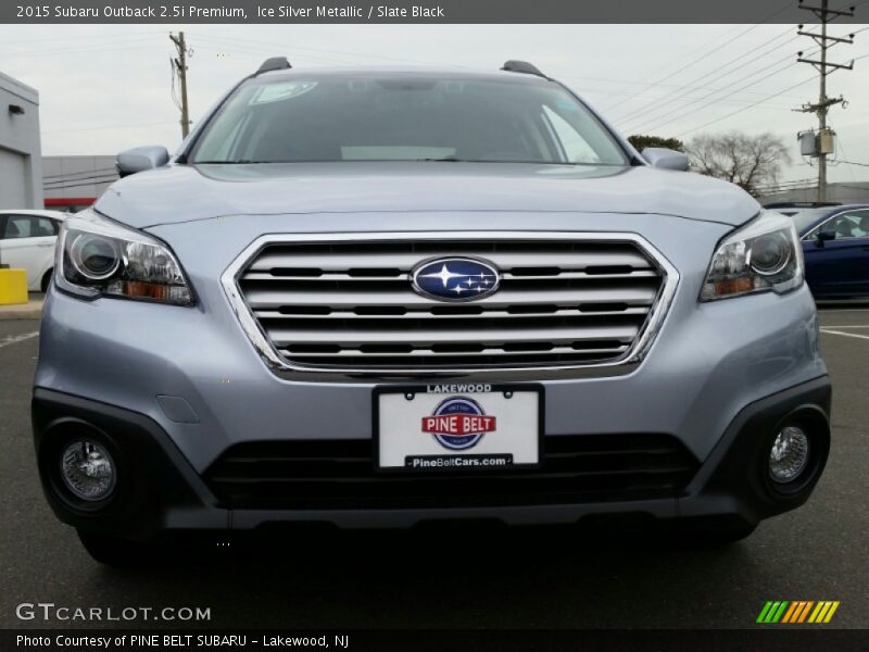 Ice Silver Metallic / Slate Black 2015 Subaru Outback 2.5i Premium