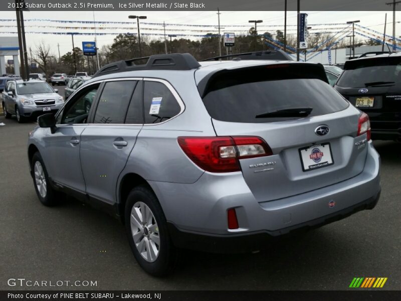 Ice Silver Metallic / Slate Black 2015 Subaru Outback 2.5i Premium