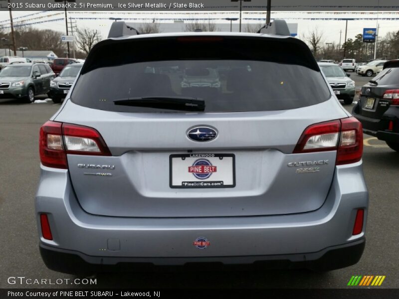 Ice Silver Metallic / Slate Black 2015 Subaru Outback 2.5i Premium