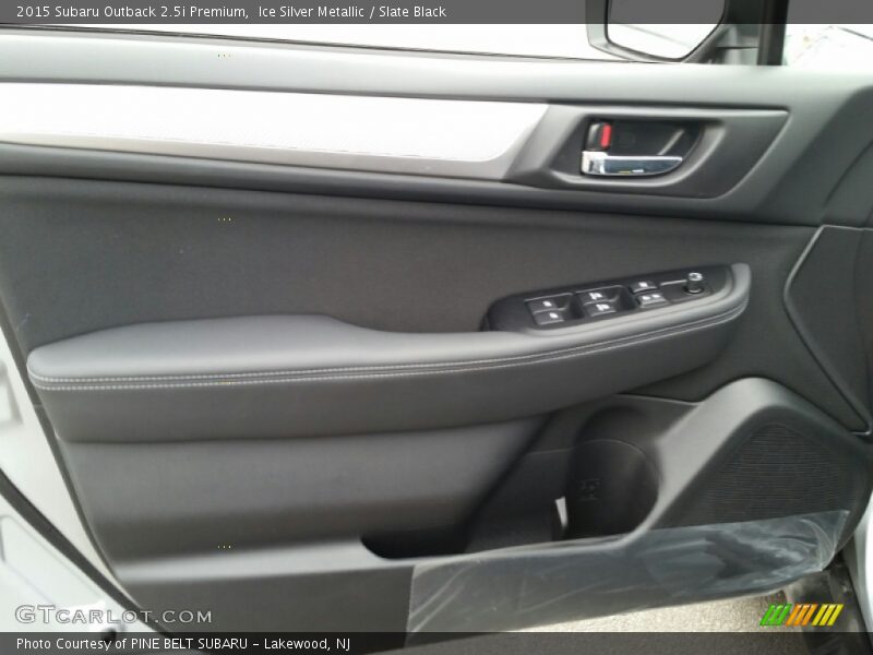 Ice Silver Metallic / Slate Black 2015 Subaru Outback 2.5i Premium
