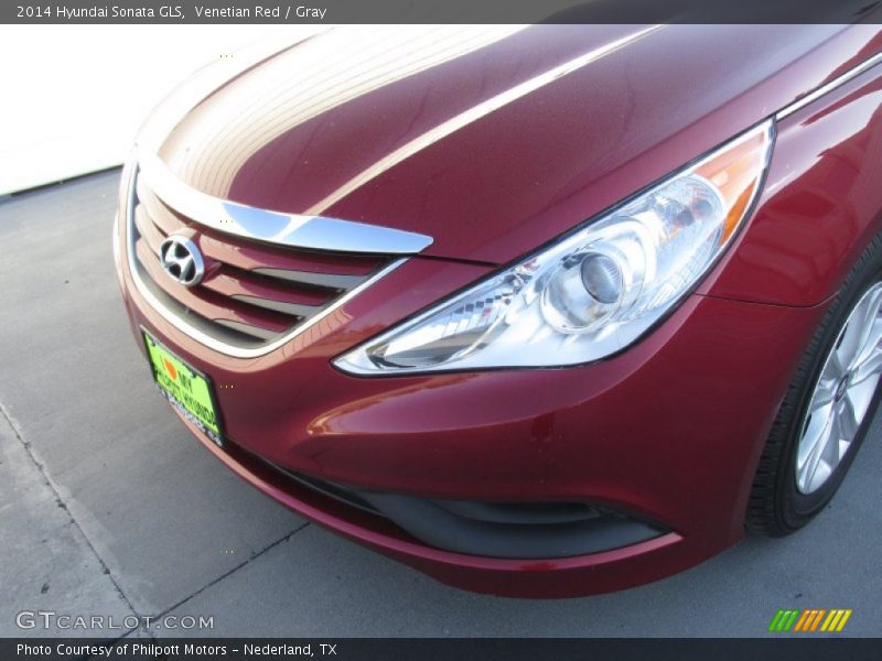 Venetian Red / Gray 2014 Hyundai Sonata GLS
