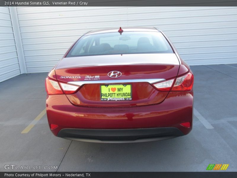 Venetian Red / Gray 2014 Hyundai Sonata GLS