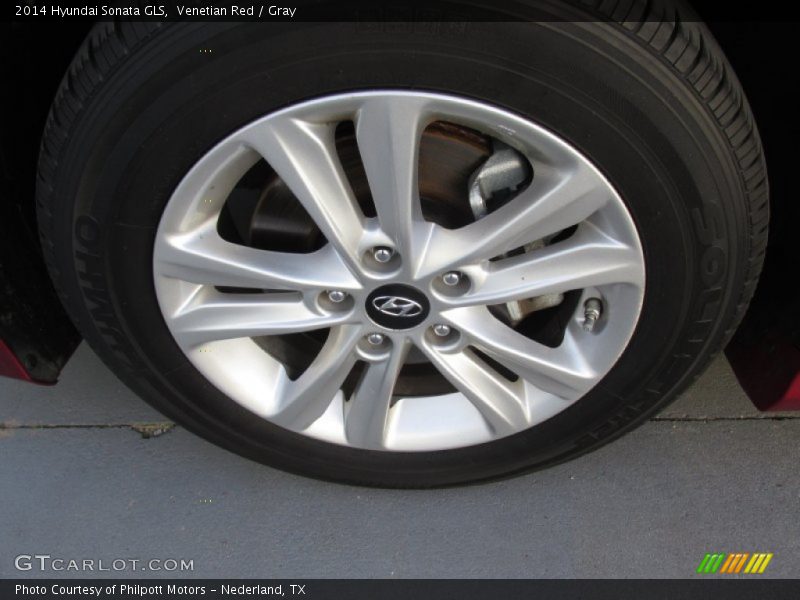 Venetian Red / Gray 2014 Hyundai Sonata GLS