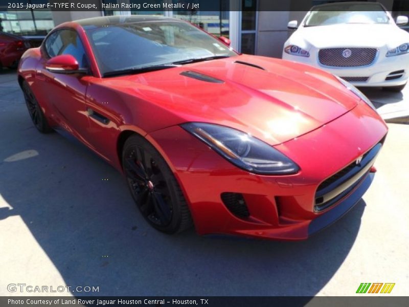 Italian Racing Green Metallic / Jet 2015 Jaguar F-TYPE R Coupe
