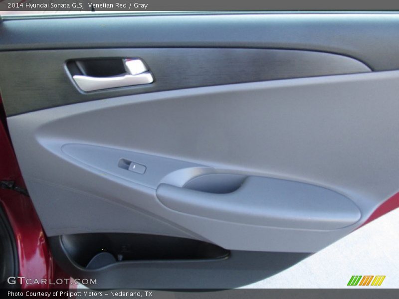 Venetian Red / Gray 2014 Hyundai Sonata GLS