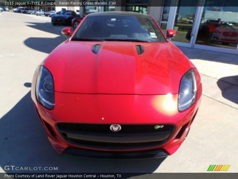 Italian Racing Green Metallic / Jet 2015 Jaguar F-TYPE R Coupe
