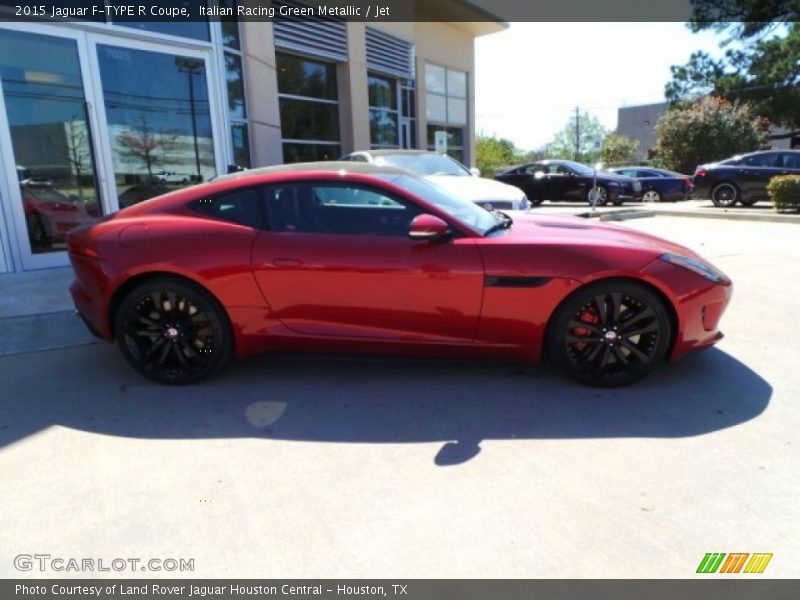 Italian Racing Green Metallic / Jet 2015 Jaguar F-TYPE R Coupe