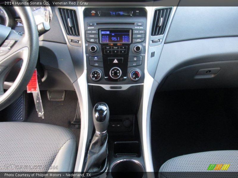 Venetian Red / Gray 2014 Hyundai Sonata GLS