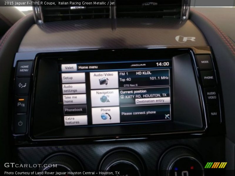 Italian Racing Green Metallic / Jet 2015 Jaguar F-TYPE R Coupe