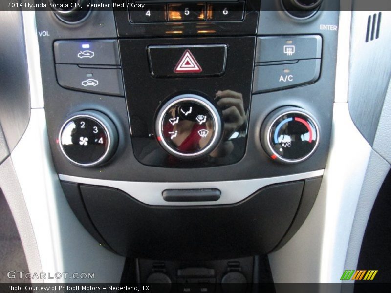 Venetian Red / Gray 2014 Hyundai Sonata GLS