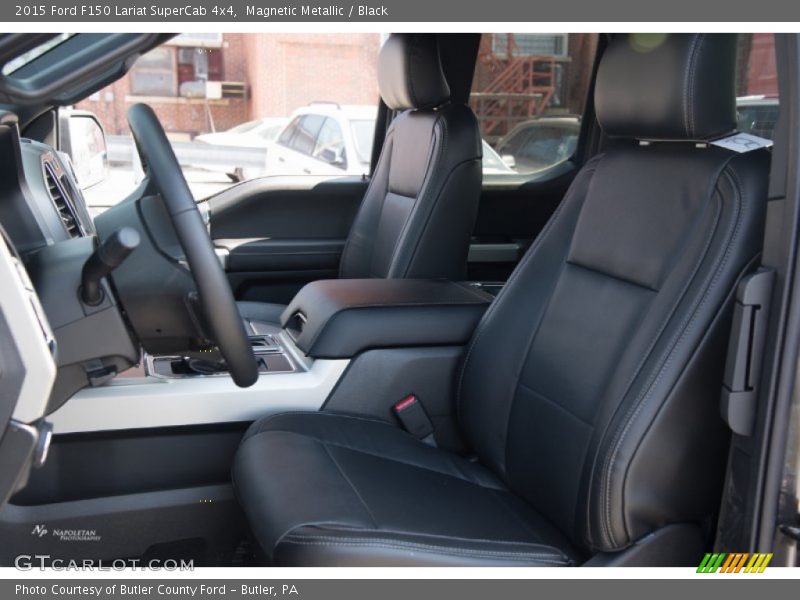Front Seat of 2015 F150 Lariat SuperCab 4x4
